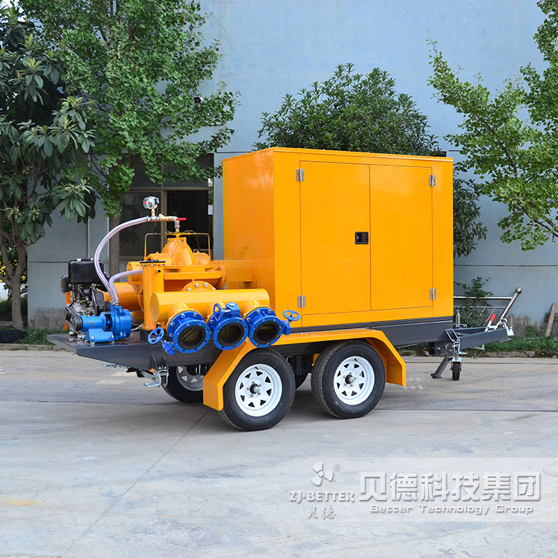 移動(dòng)排澇防汛泵車