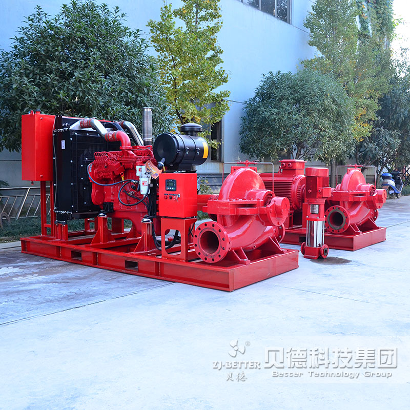 大型EDJ柴油機(jī)雙動力消防泵