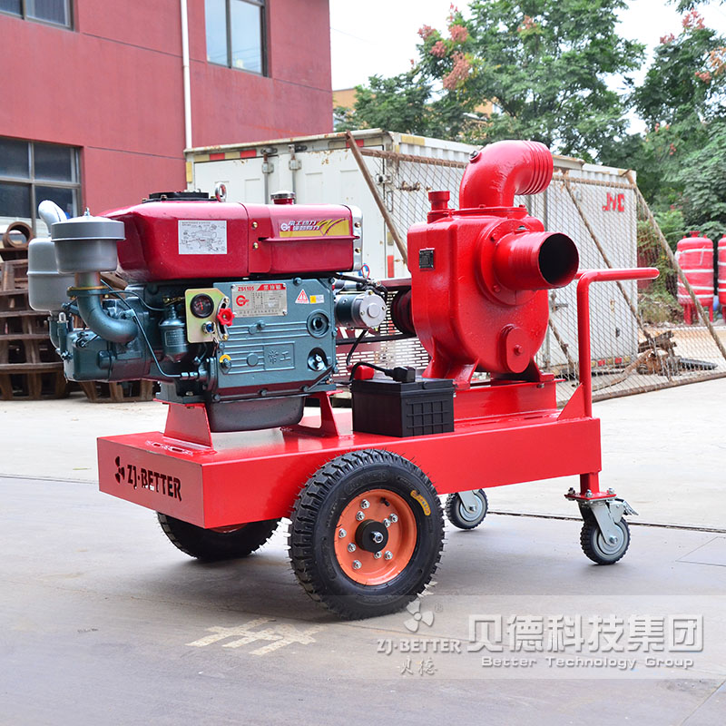 單杠柴油機(jī)自吸泵 移動(dòng)自吸泵車