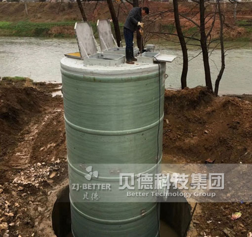 地埋式一體化預(yù)制泵站 玻璃鋼智能提升泵站 遠(yuǎn)程控制一體化泵站