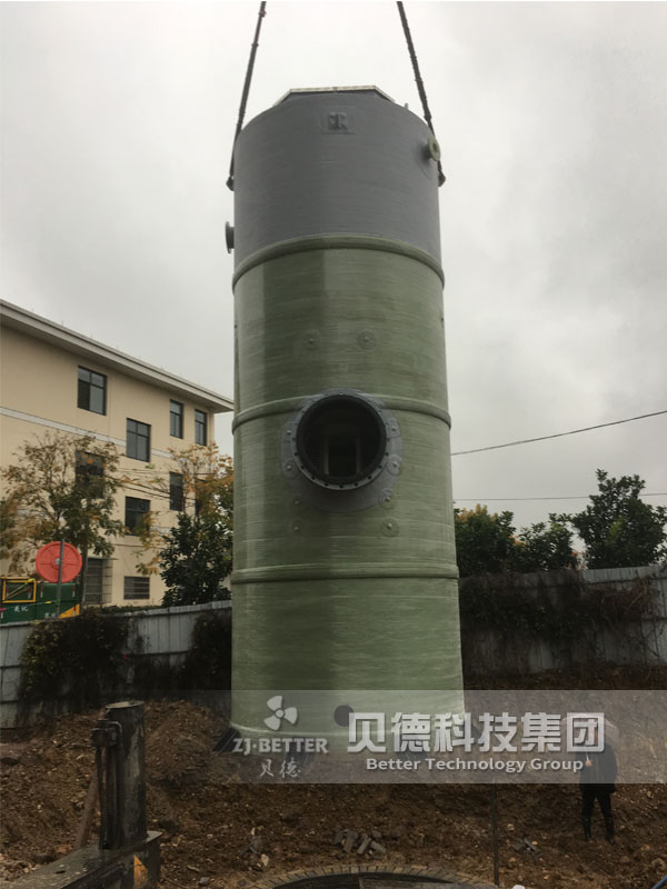 地埋式一體化預(yù)制泵站市政排水污水提升泵井玻璃鋼雨水一體式井筒