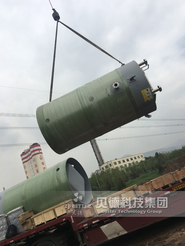 廠家批發(fā)玻璃鋼一體化雨水提升泵站福建污水處理地埋式預(yù)制智能污水提升泵站