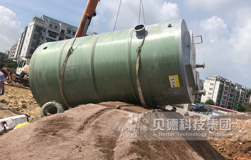 廠家定制智能地埋式污水提升泵站 玻璃鋼一體化預(yù)制泵站