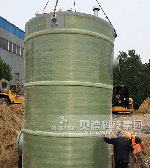直供玻璃鋼一體化預(yù)制泵站 一體化智能泵站 地埋式污水提升泵站