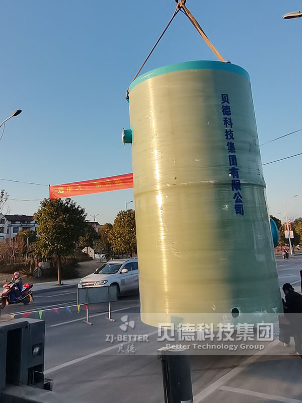 廈門地埋式一體化污水泵站 玻璃鋼材質(zhì) 智能污水提升泵 一體化
