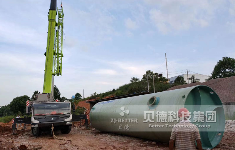 污水提升泵站 污水雨水一體化預(yù)制泵站 廠家批發(fā)玻璃鋼泵站